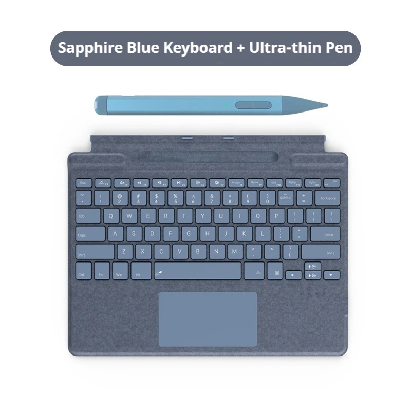 Bluetooth Trackpad - Bluetooth-Tastatur mit Hintergrundbeleuchtung für Microsoft Surface