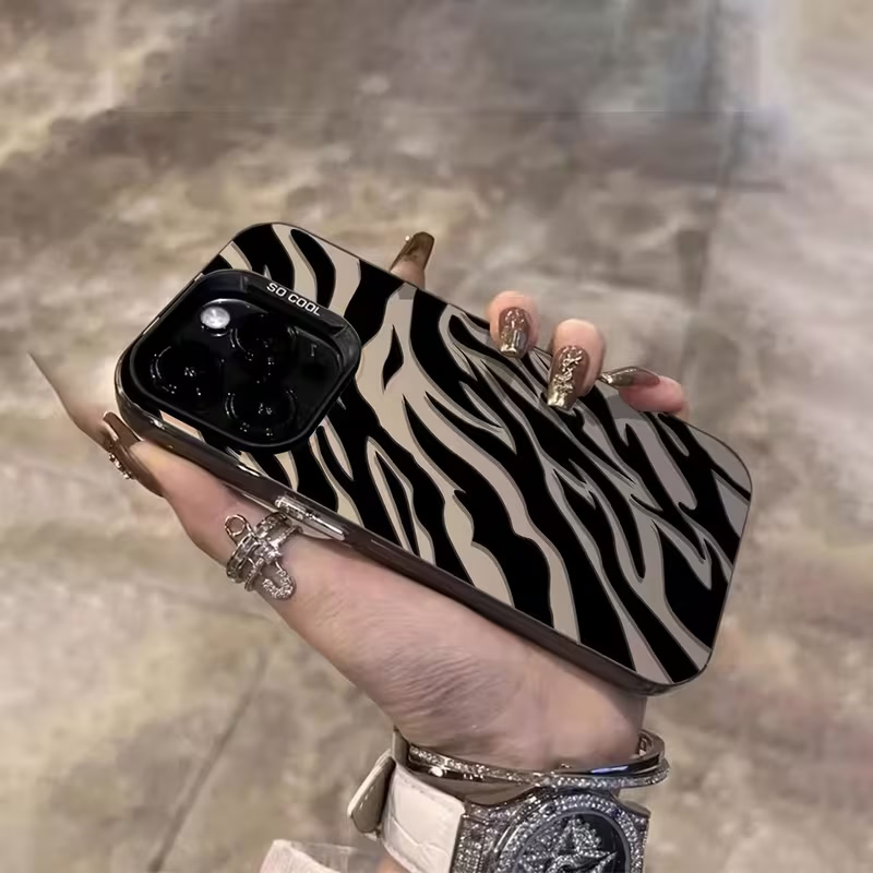 Zebra-Muster Schwarze Fortschr – Apple Iphone 16 Bewertung und Preis
