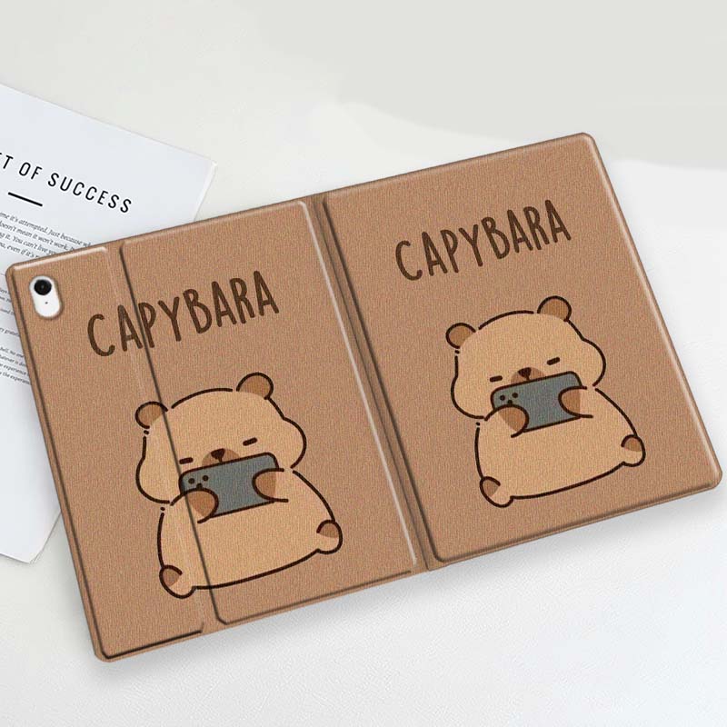 Cartoon Capybara Bubble Tea fü – Tablet S9 Fe Accessories Bewertung und Preis
