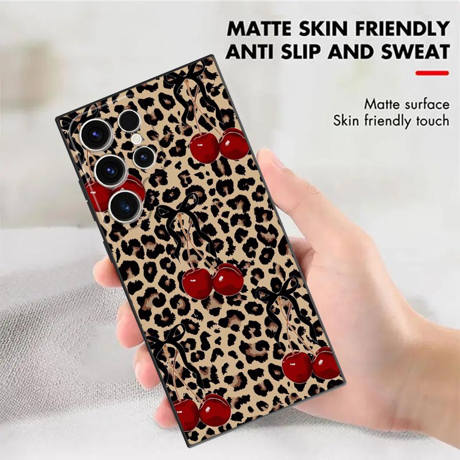 Leoparden-Kirsch-Design Handyh – Tablet S9 Fe Accessories Bewertung und Preis